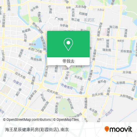 海王星辰健康药房(彩霞街店)地图