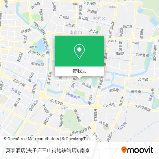 莫泰酒店(夫子庙三山街地铁站店)地图
