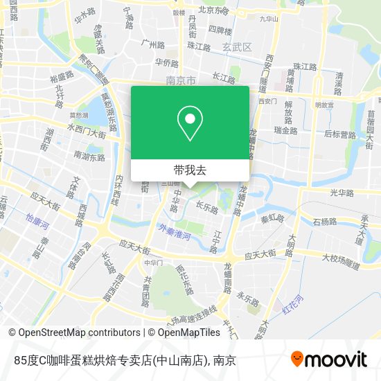 85度C咖啡蛋糕烘焙专卖店(中山南店)地图