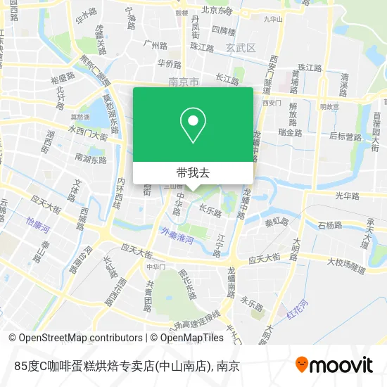 85度C咖啡蛋糕烘焙专卖店(中山南店)地图