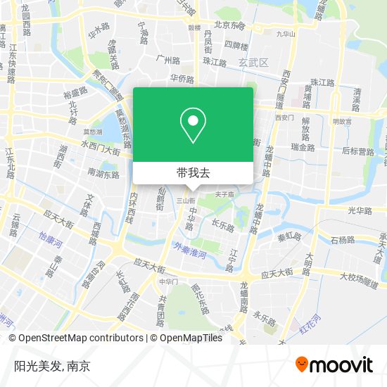 阳光美发地图