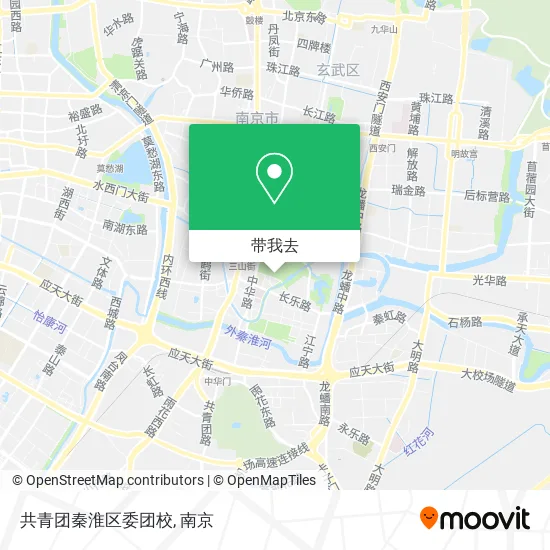 共青团秦淮区委团校地图