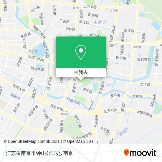 江苏省南京市钟山公证处地图