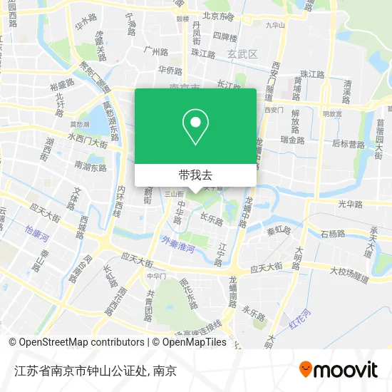 江苏省南京市钟山公证处地图