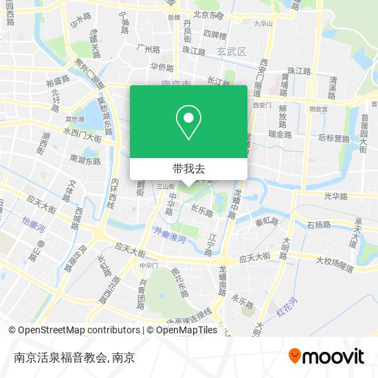 南京活泉福音教会地图