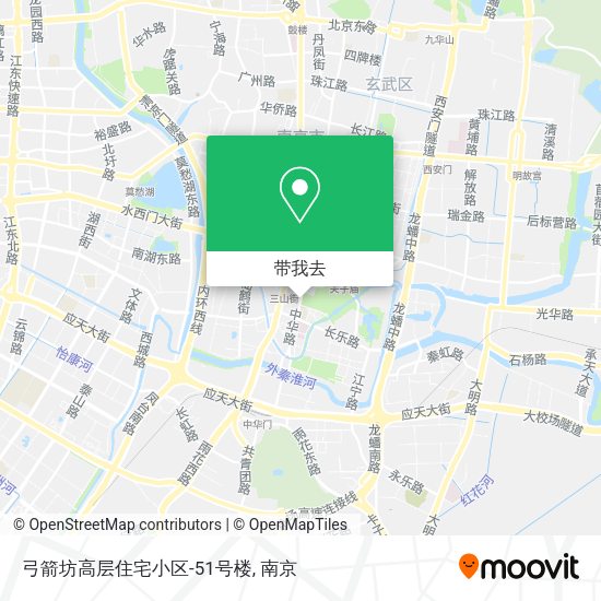 弓箭坊高层住宅小区-51号楼地图