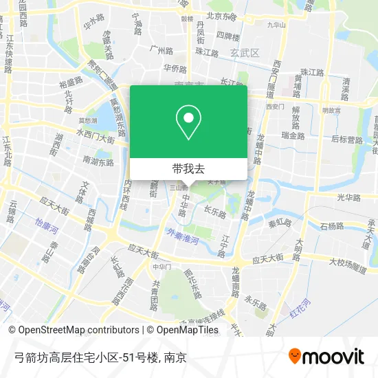 弓箭坊高层住宅小区-51号楼地图