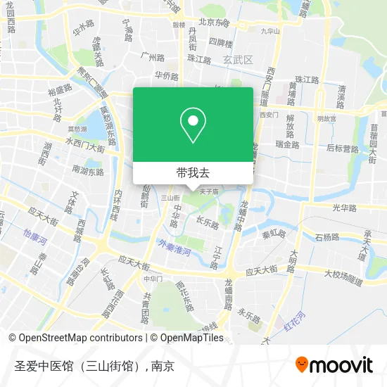圣爱中医馆（三山街馆）地图