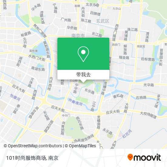 101时尚服饰商场地图