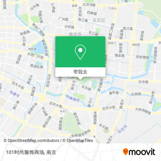 101时尚服饰商场地图