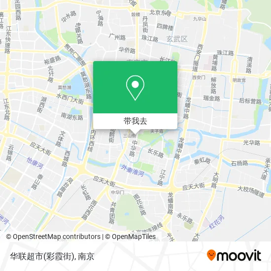 华联超市(彩霞街)地图
