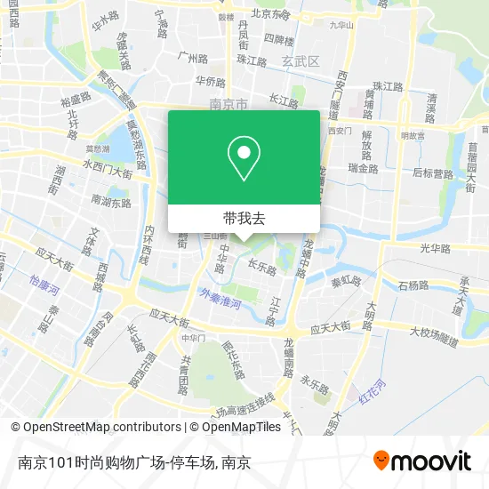 南京101时尚购物广场-停车场地图