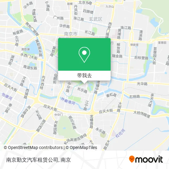 南京勤文汽车租赁公司地图