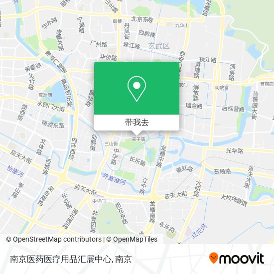 南京医药医疗用品汇展中心地图