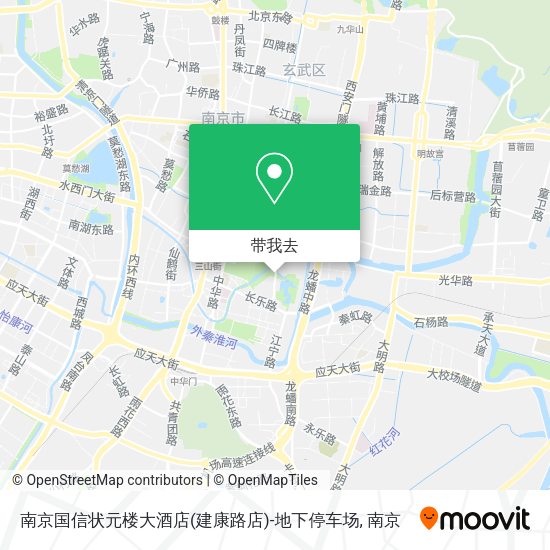 南京国信状元楼大酒店(建康路店)-地下停车场地图