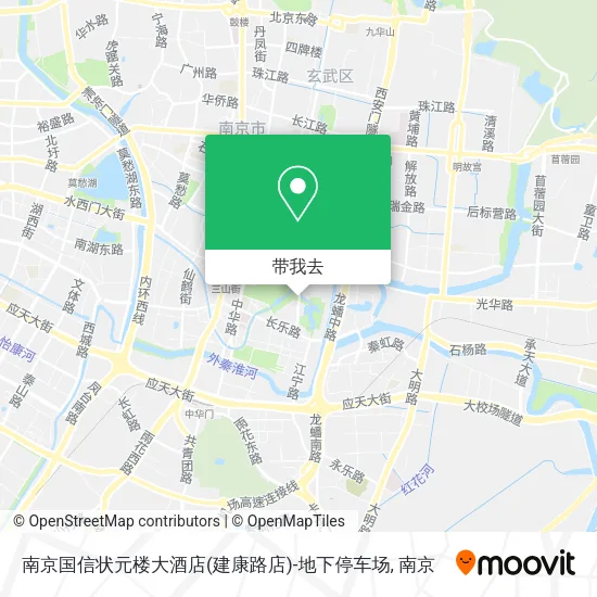 南京国信状元楼大酒店(建康路店)-地下停车场地图