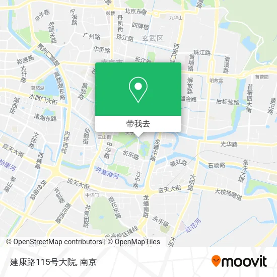 建康路115号大院地图