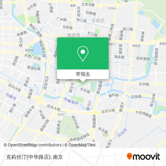 克莉丝汀(中华路店)地图