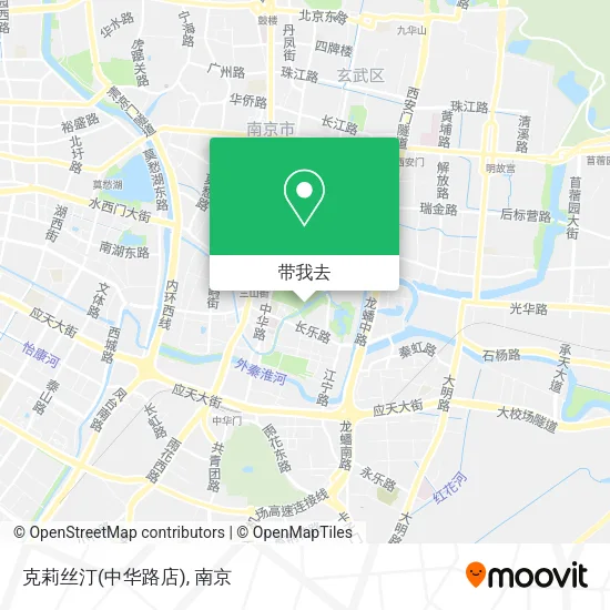 克莉丝汀(中华路店)地图