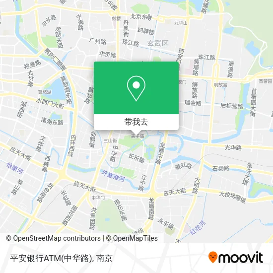 平安银行ATM(中华路)地图