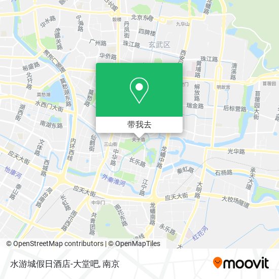 水游城假日酒店-大堂吧地图
