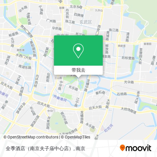 全季酒店（南京夫子庙中心店）地图