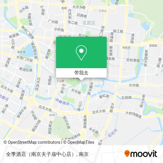 全季酒店（南京夫子庙中心店）地图