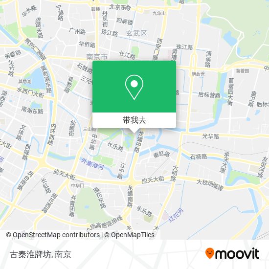 古秦淮牌坊地图