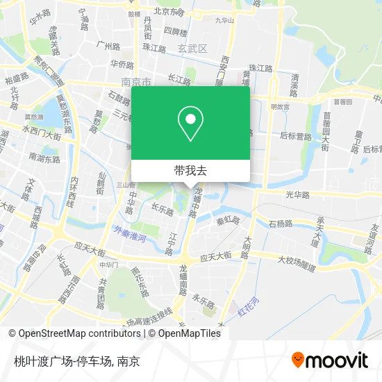 桃叶渡广场-停车场地图