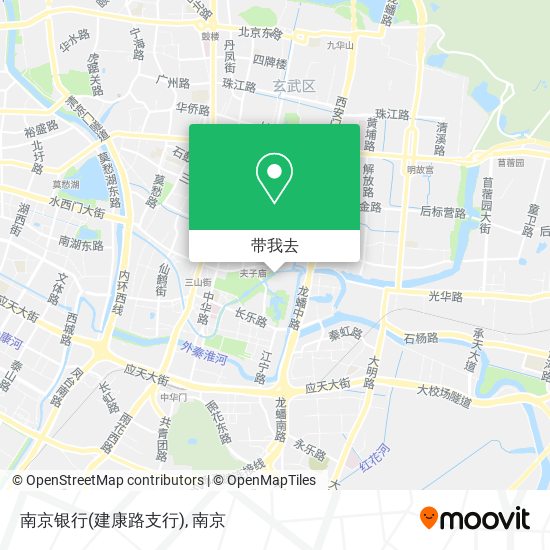 南京银行(建康路支行)地图