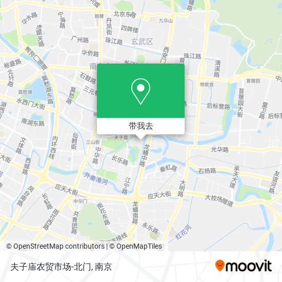 夫子庙农贸市场-北门地图