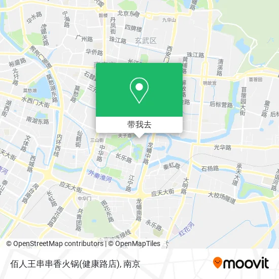 佰人王串串香火锅(健康路店)地图