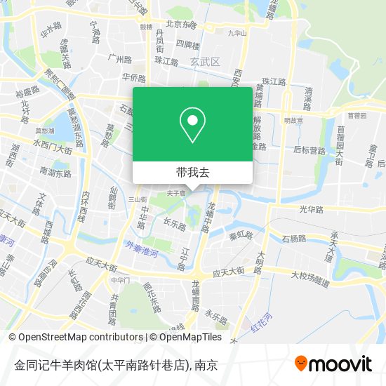 金同记牛羊肉馆(太平南路针巷店)地图