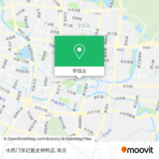 水西门张记脆皮烤鸭店地图