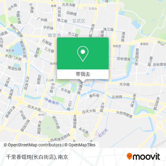 千里香馄饨(长白街店)地图