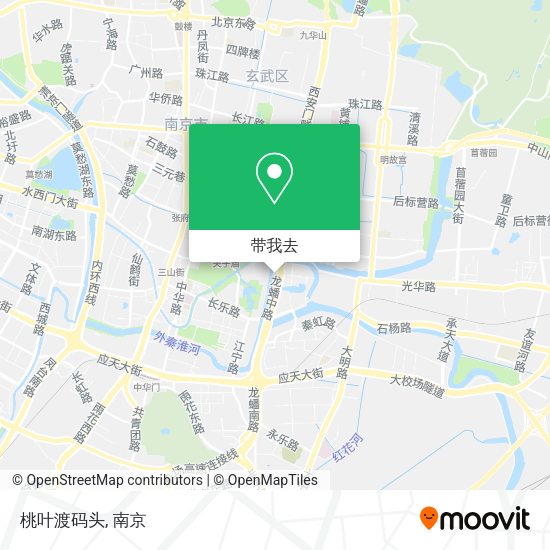 桃叶渡码头地图