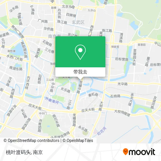 桃叶渡码头地图