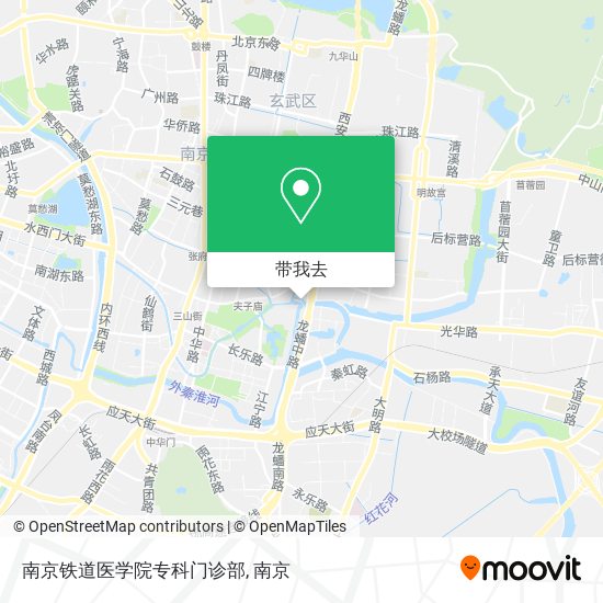 南京铁道医学院专科门诊部地图