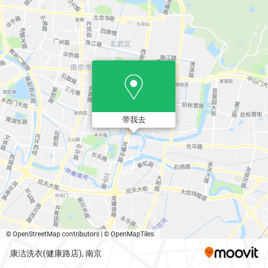 康洁洗衣(健康路店)地图