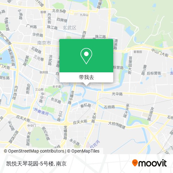 凯悦天琴花园-5号楼地图