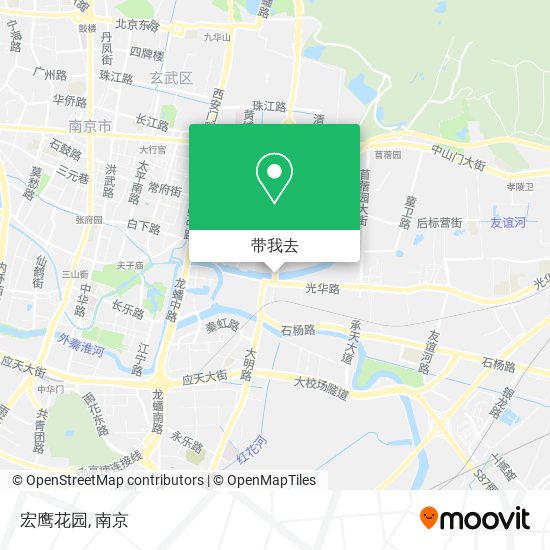 宏鹰花园地图
