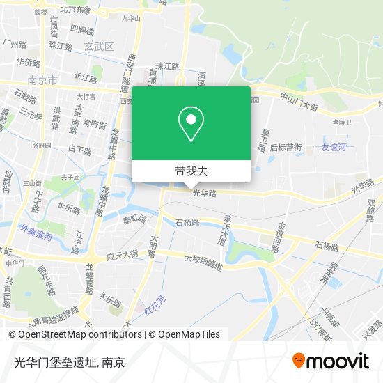 光华门堡垒遗址地图
