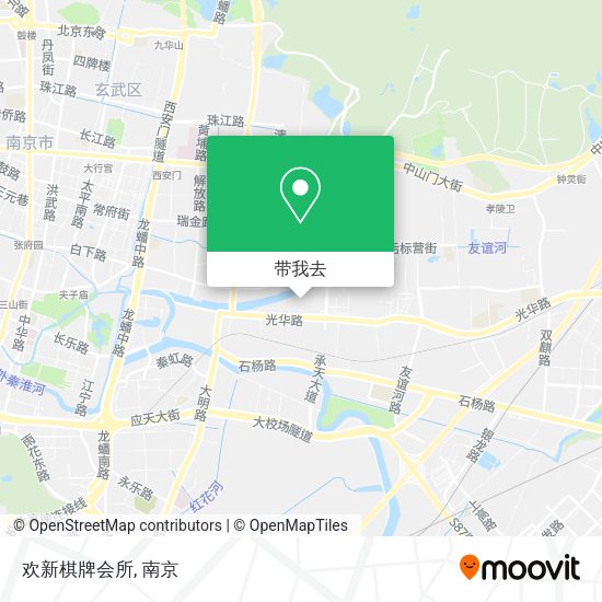 欢新棋牌会所地图