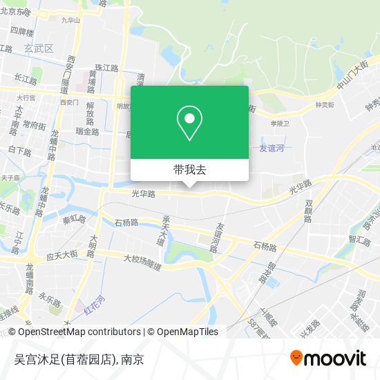 吴宫沐足(苜蓿园店)地图