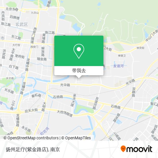 扬州足疗(紫金路店)地图