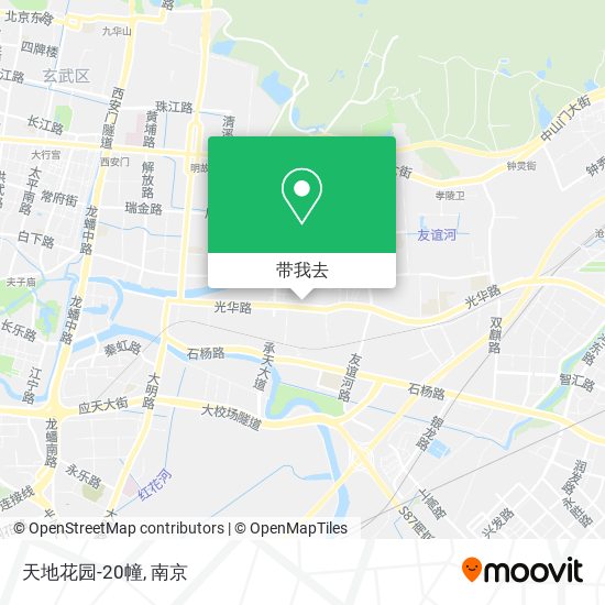 天地花园-20幢地图