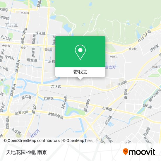 天地花园-4幢地图