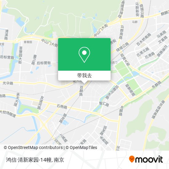 鸿信·清新家园-14幢地图