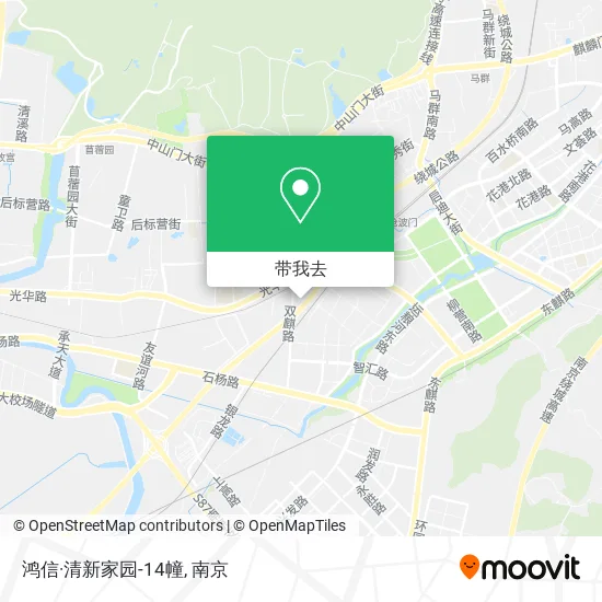 鸿信·清新家园-14幢地图