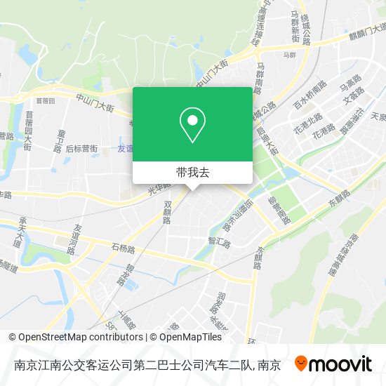 南京江南公交客运公司第二巴士公司汽车二队地图